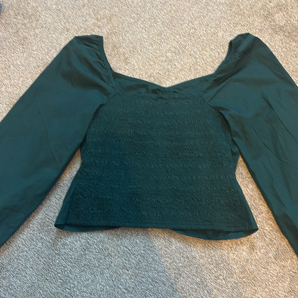 Gap puff sleeve top